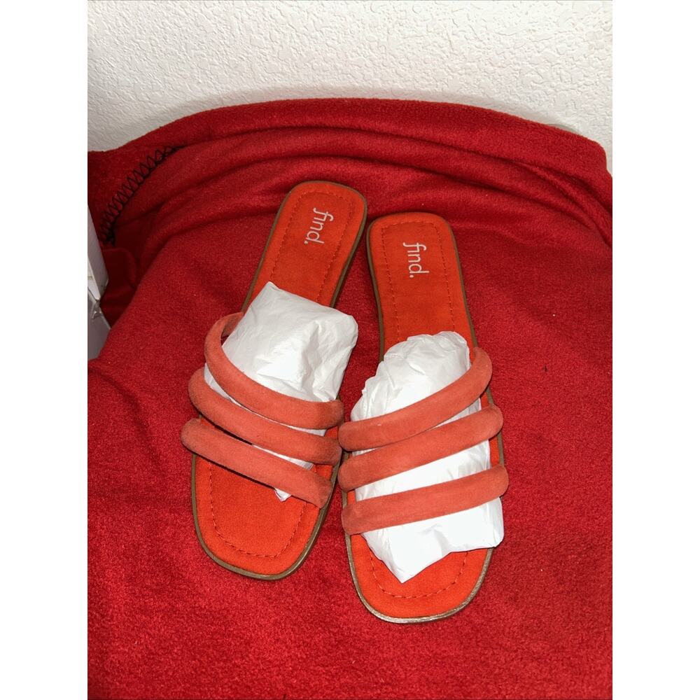 Women’s Size 10 Slip On Sandals New Red Find